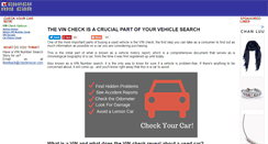 Desktop Screenshot of checkmycar.com